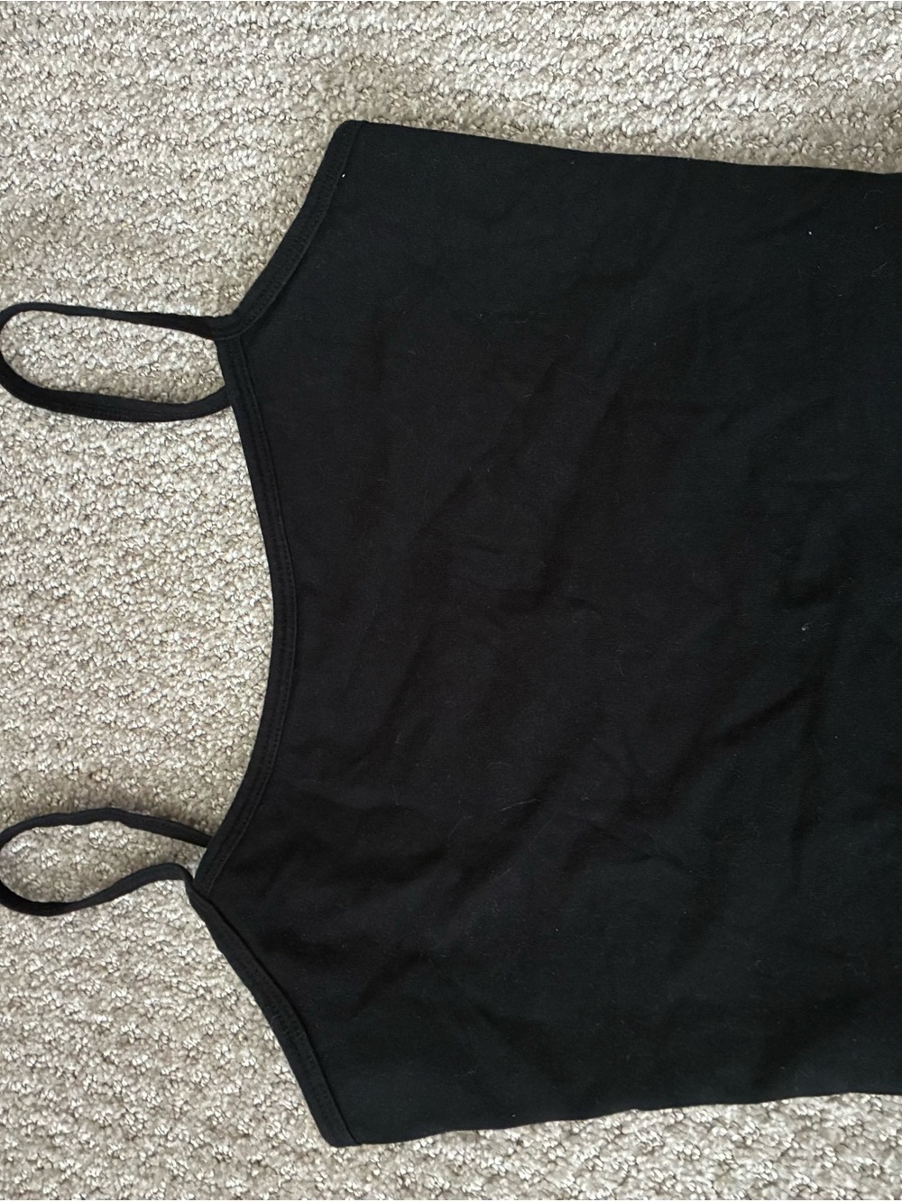 Target Black Spaghetti Strap Bandeau Top